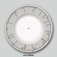 plate with Islamic design and Arabic calligrphy