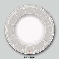 plate with Islamic design and Arabic calligrphy